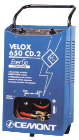 מטען מצברים VELOX 320 על גלגלים כולל בוסטר